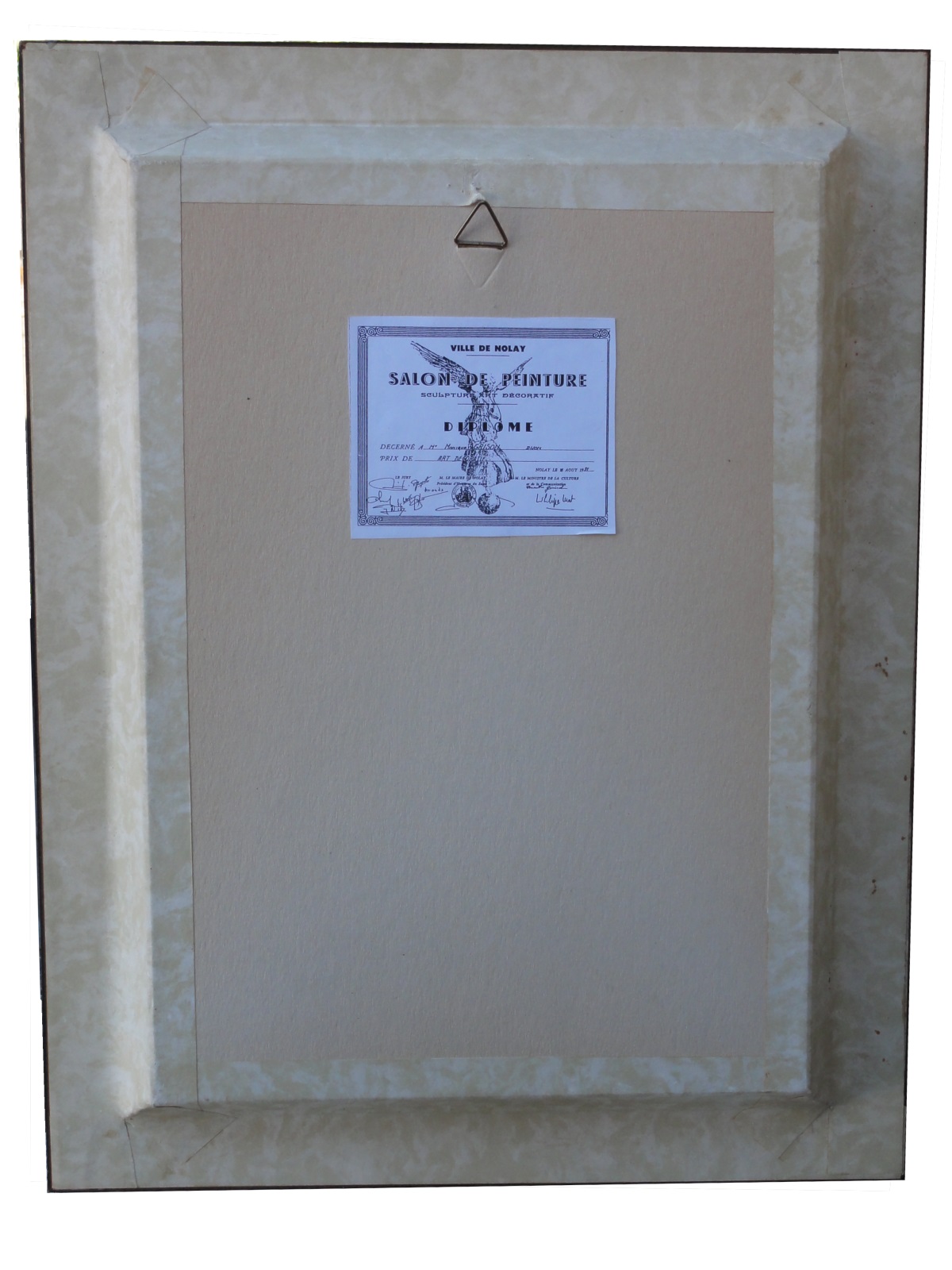 Œuvre 01 - Élégance Matinale - Dos