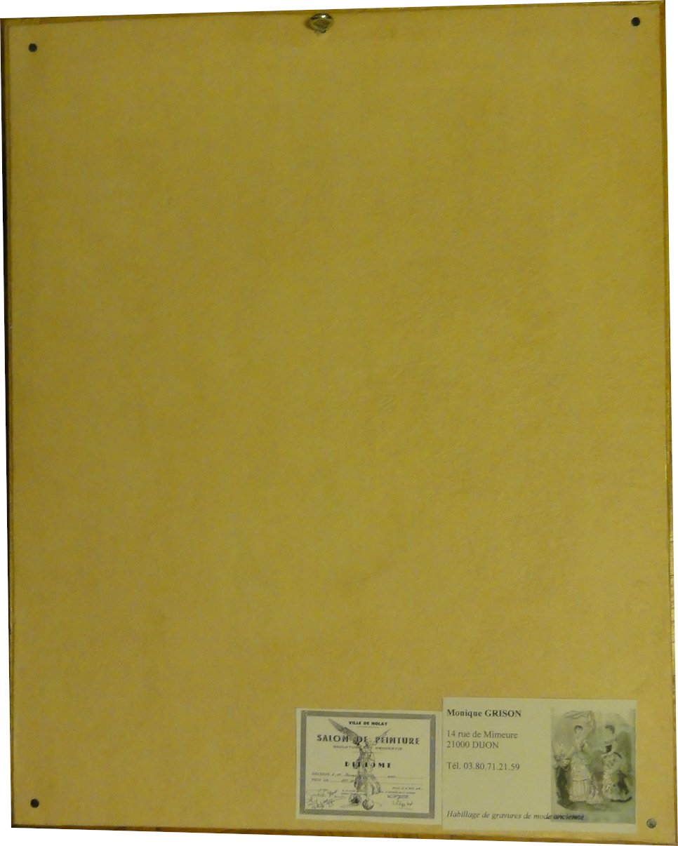 Œuvre 10 - Essayage robe - Dos